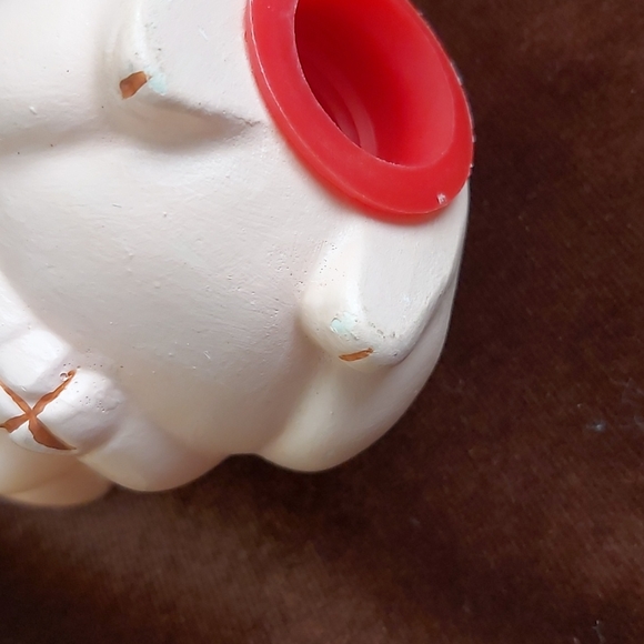 🙊2 for $50 Vintage ceramic pigs in trough salt and pepper shakers - Picture 7 of 7